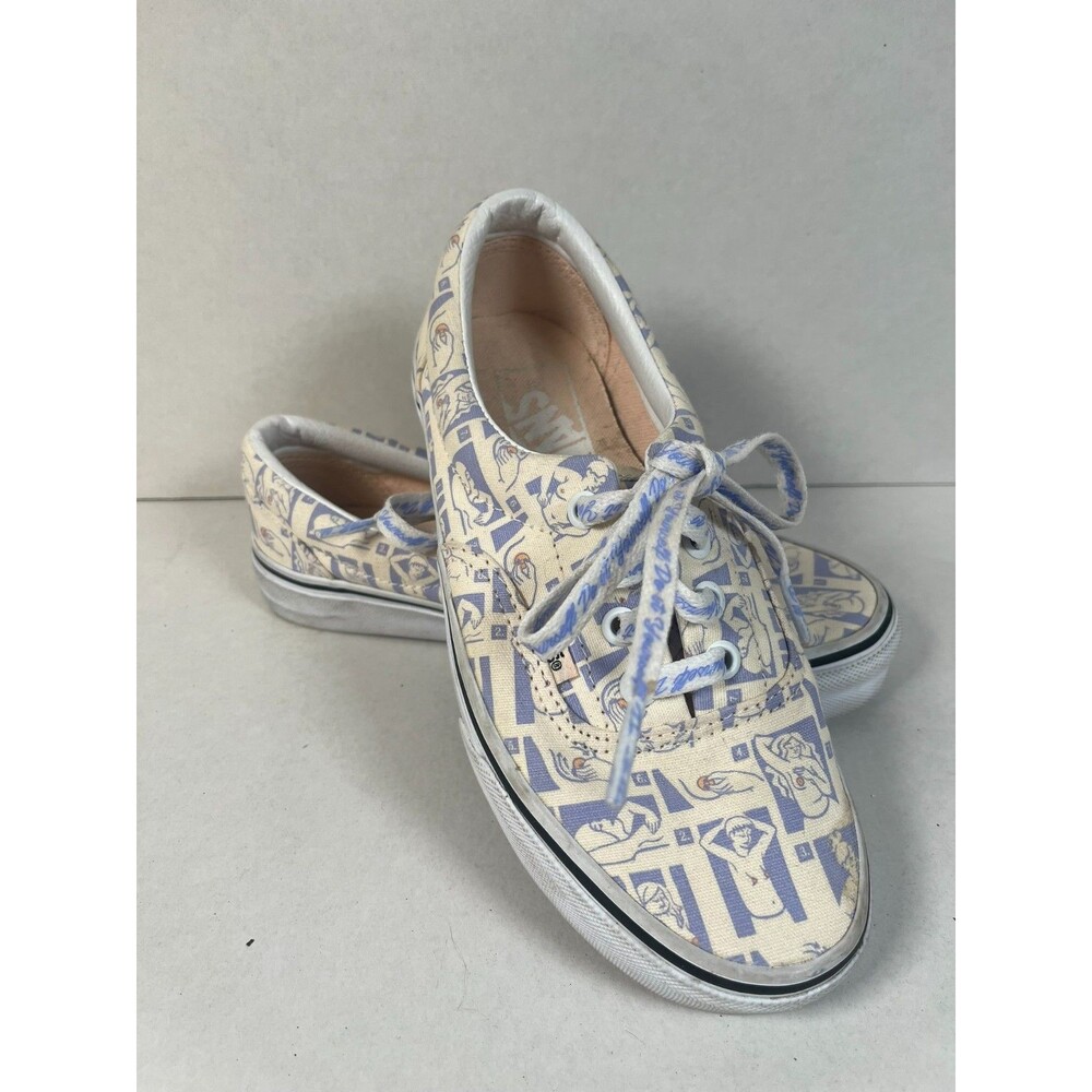 DIY Breast Exam Boobie Vans Lace Ups Size 5 F* Cancer